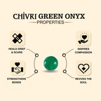 Galaxy Star: Green Onyx Jewelry Set with Chain
