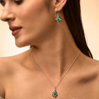 Glamourous Glow: Green Onyx Pendant