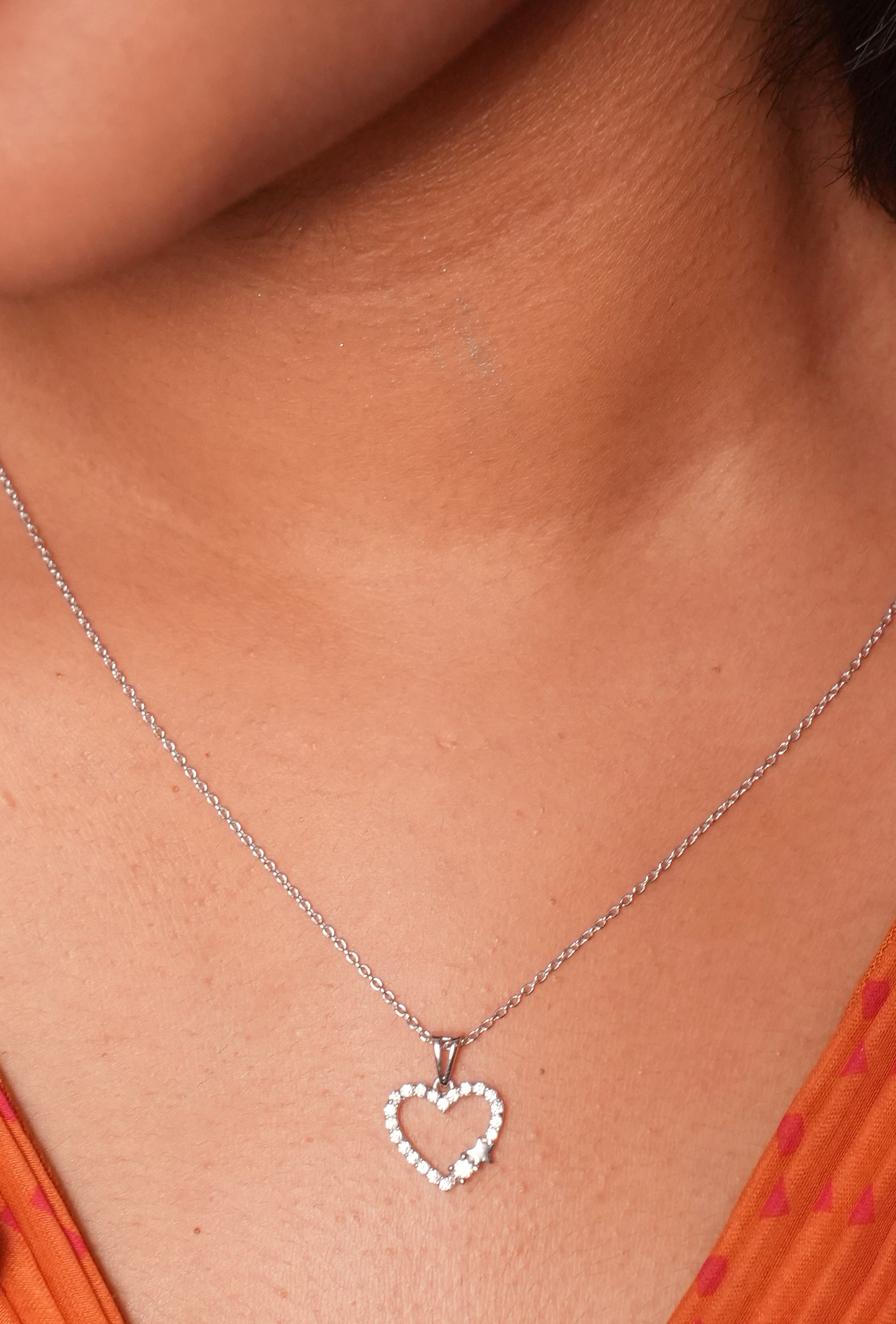 Heart Star Necklace