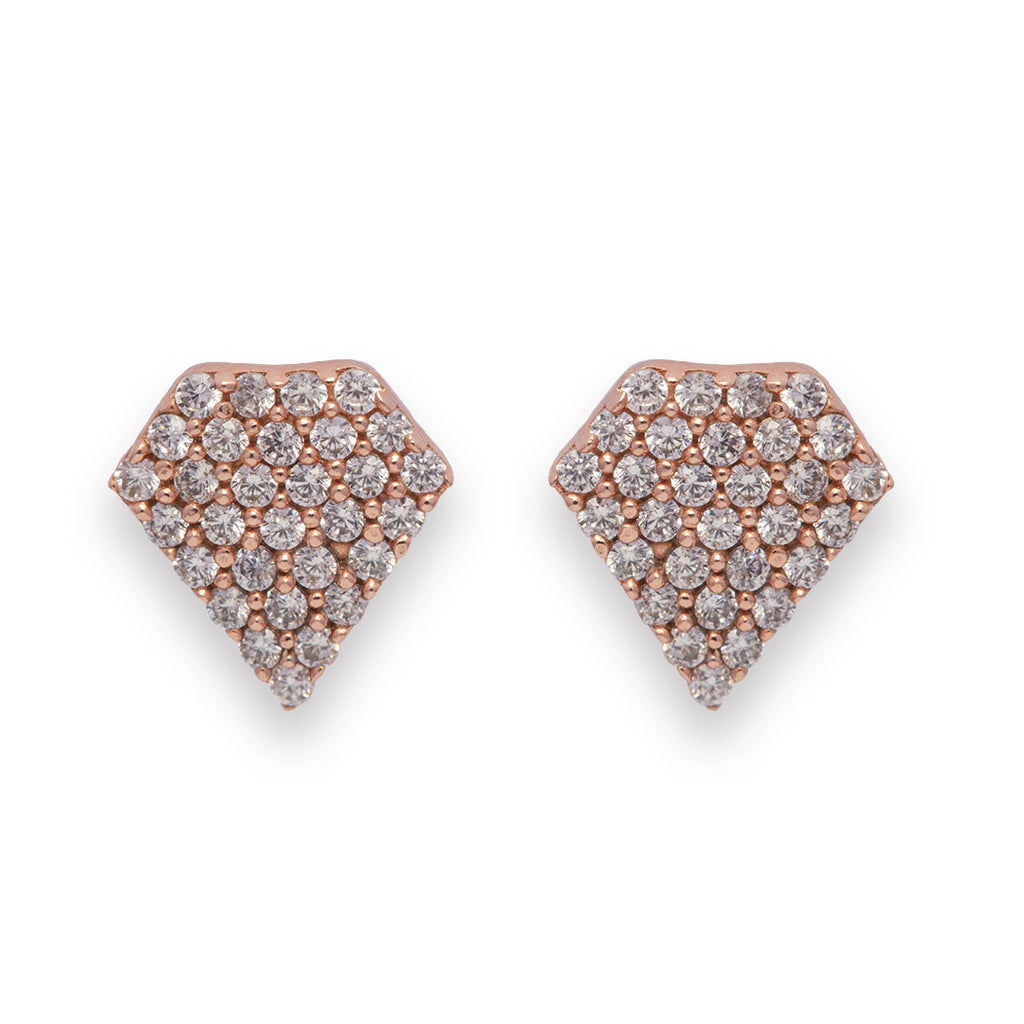 Rose Gold Motif Earring