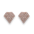 Rose Gold Motif Earring