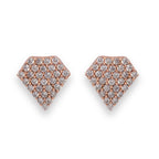 Rose Gold Motif Earring