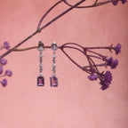 Amara: Purple Amethyst Earrings