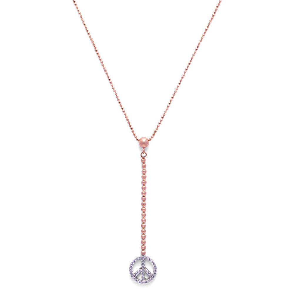 Minimalist Peace Necklace