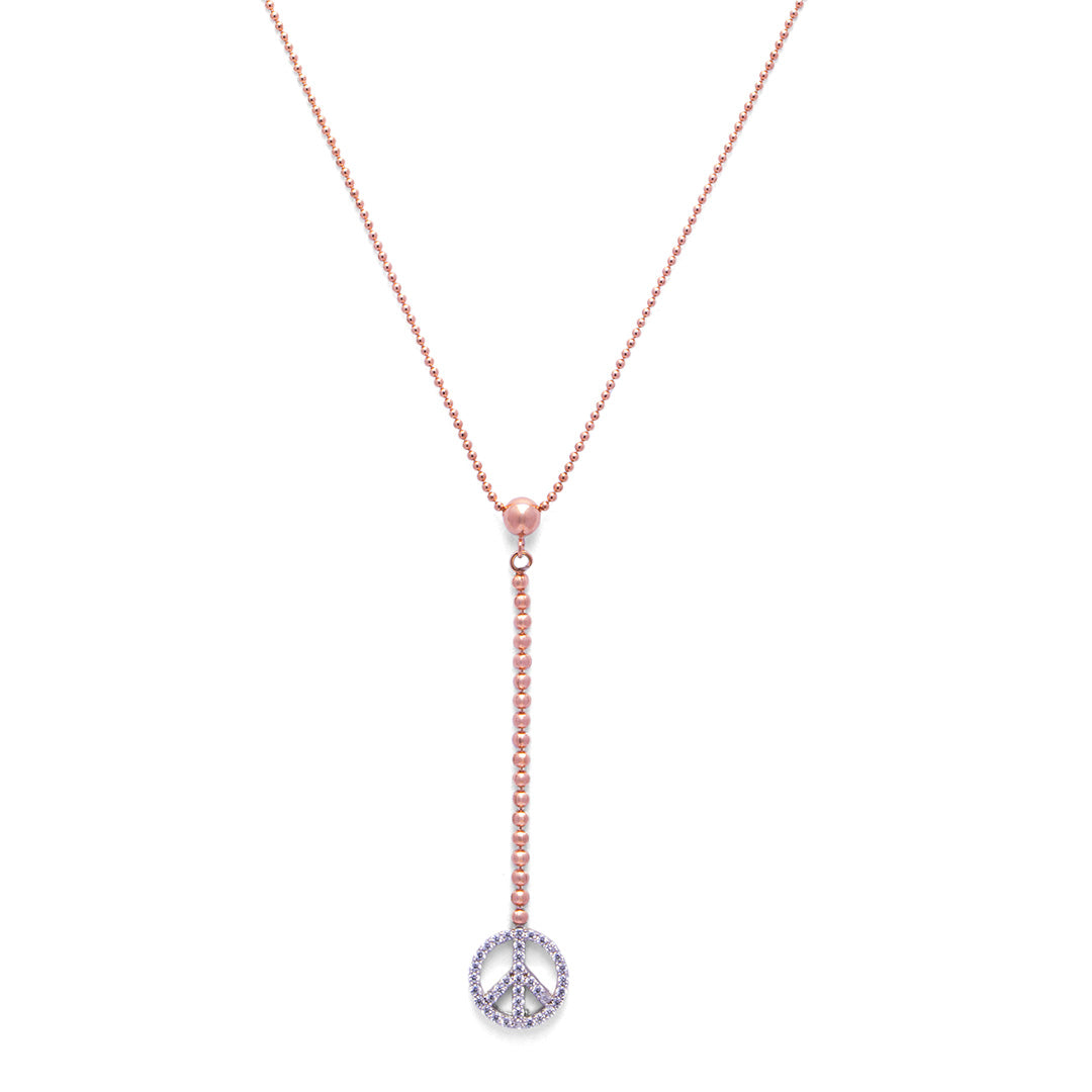 Minimalist Necklace Pendant with Peace Pendant For Women