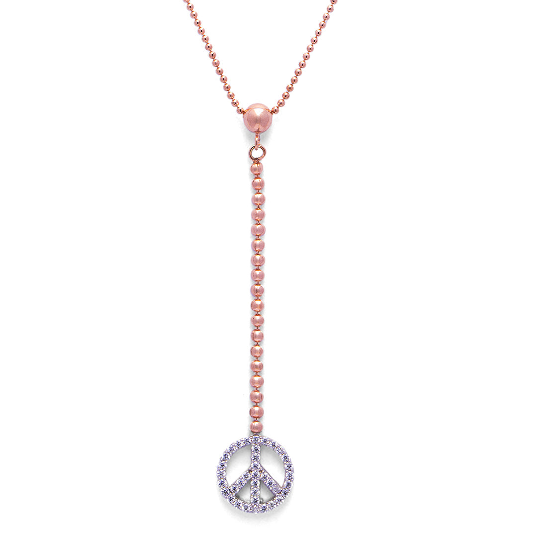 Minimalist Necklace Pendant with Peace Pendant For Women