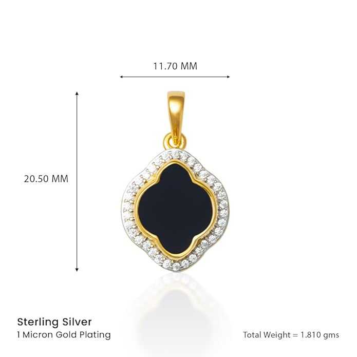 Celestial Elegance Jewellery Set: Onyx, Cubic Zirconia Bracelet, Pendant, Earrings and Chain