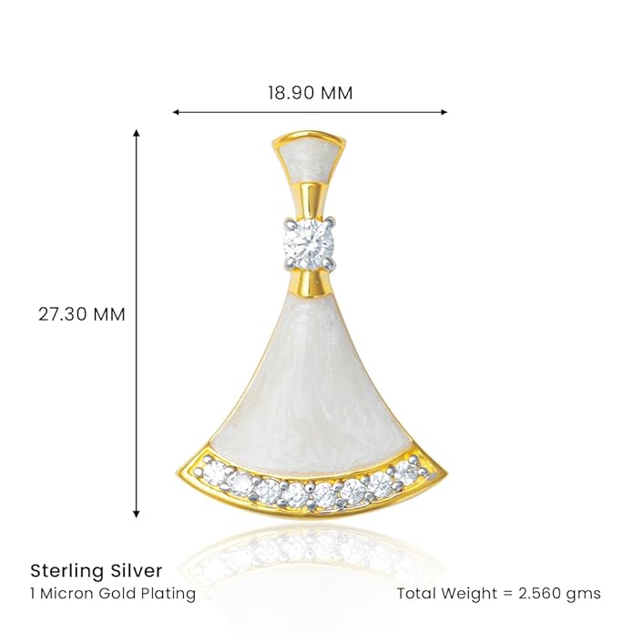 Complete Ocean's Opulence: Mother of Pearl Pendant and Earrings with Golden Chain