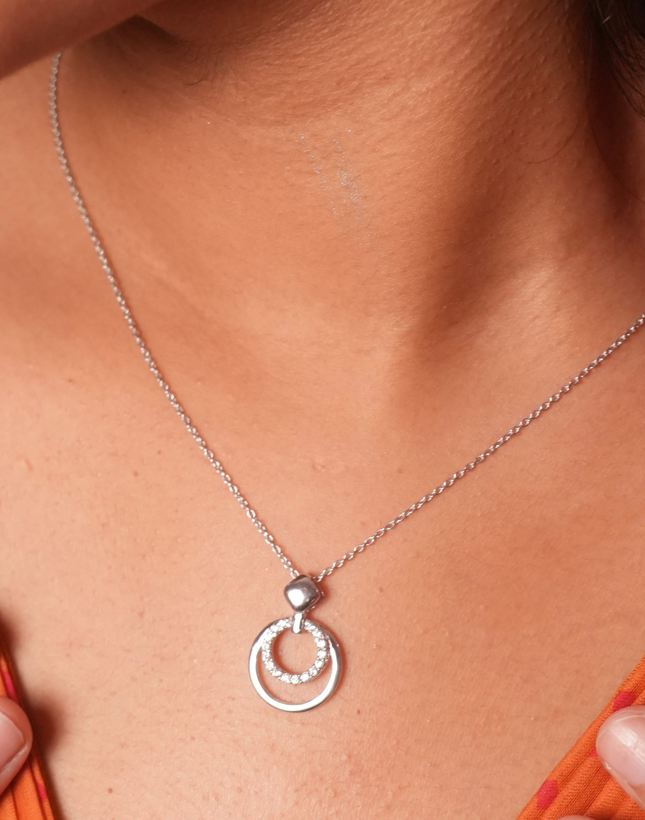Intertwined Circles Necklace