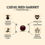 Radiant Sparkle: Red Garnet Pendant
