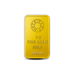 A 5 gm Gold Bar featuring Lotus 24K with 999.9 Purity.