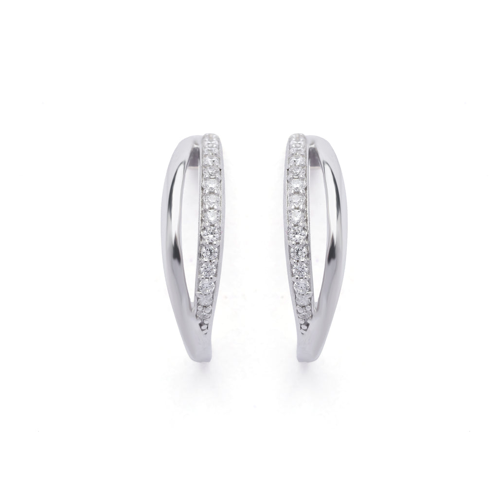 Moonlit Curl Earrings