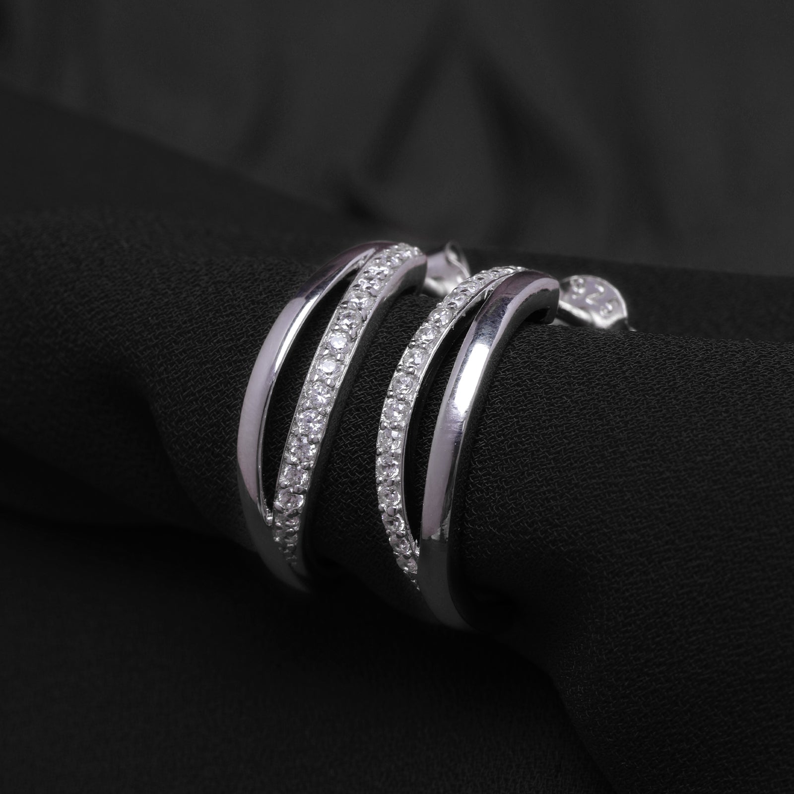 Moonlit Curl Earrings