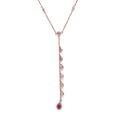 Blush Charm Cascade Necklace
