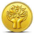 Lotus 24k (999.9) 8 gm Gold Coin