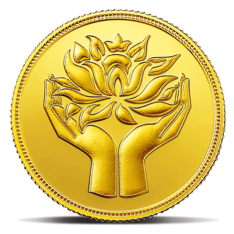 Lotus 24k (999.9) 8 gm Gold Coin