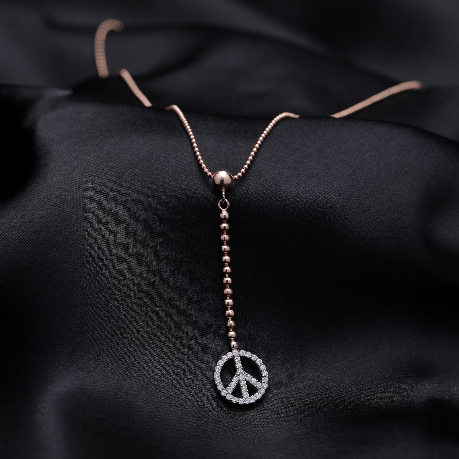 Minimalist Peace Necklace
