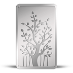A Banyan Tree Silver Bar of 100 gm with 999.9 Purity.