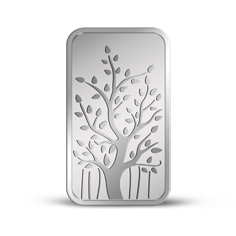 A Banyan Tree Silver Bar of 20 gm with 999.9 Purity.
