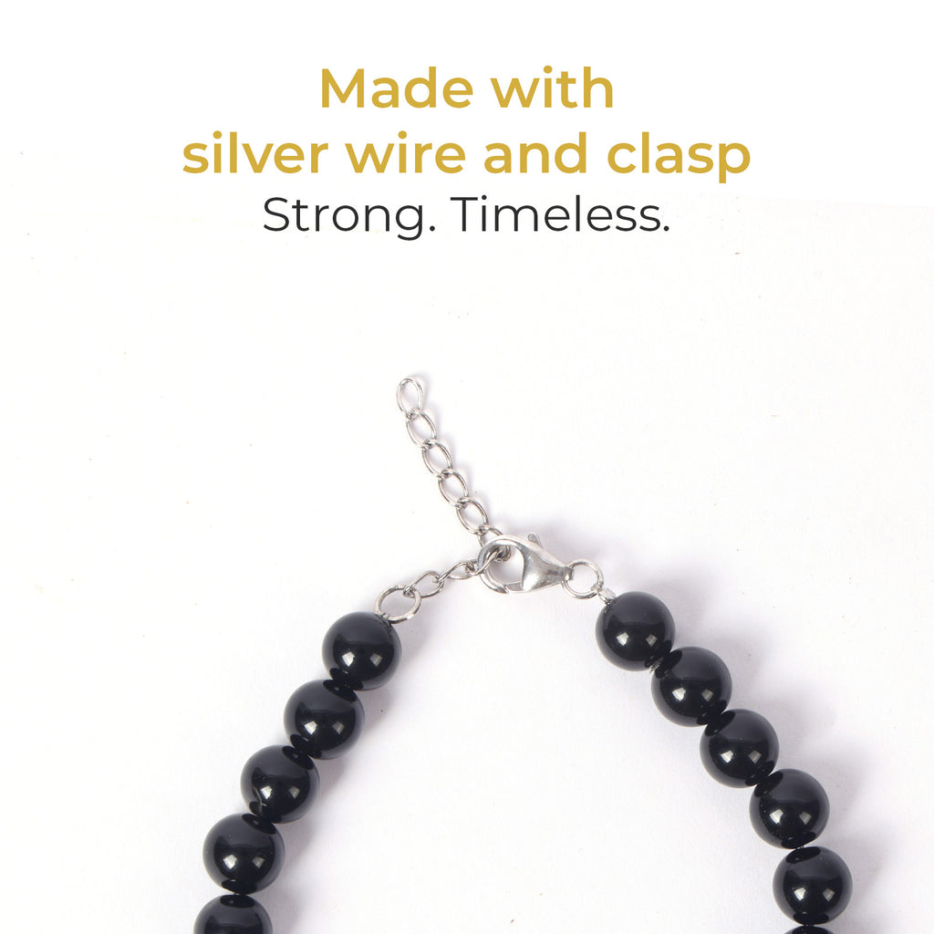 Silent Force: Black Onyx Crystal Bracelet