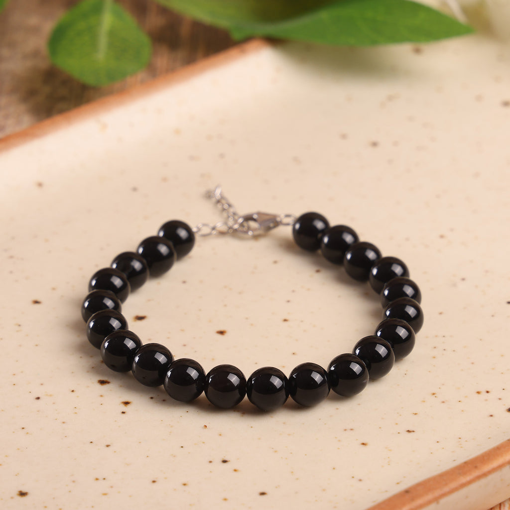 Silent Force: Black Onyx Crystal Bracelet