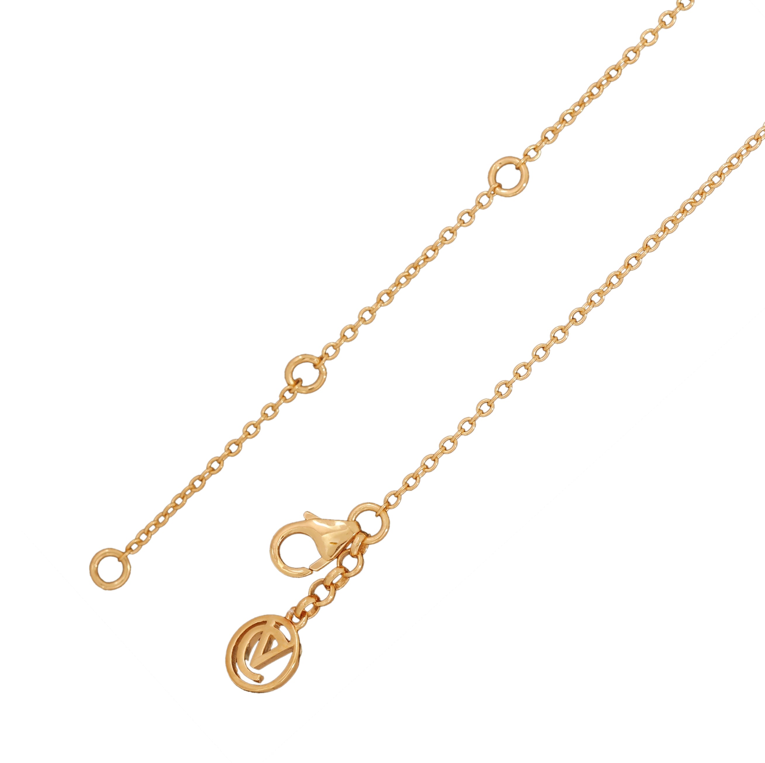 An image of Radiant Gold Serenity Chain for women.