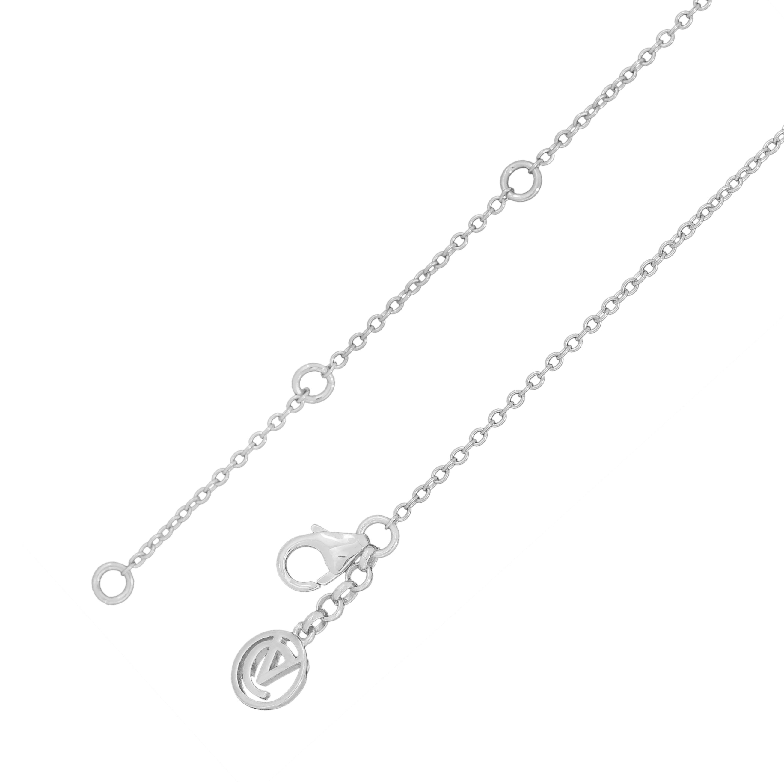 An image of Radiant Silver Serenity Chain for women.