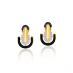 Shielded U-Curve Jewelry Set with Chain