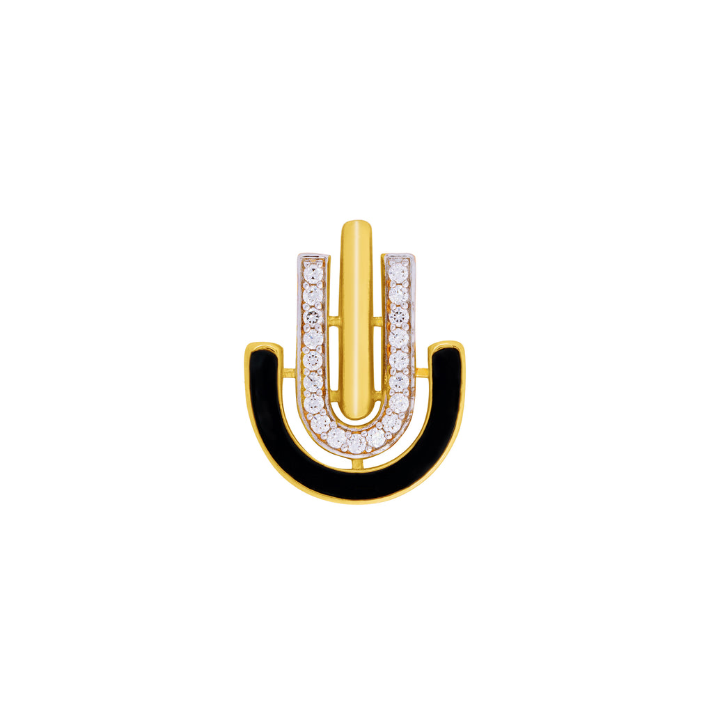 Shielded U-Curve Jewelry Set with Chain