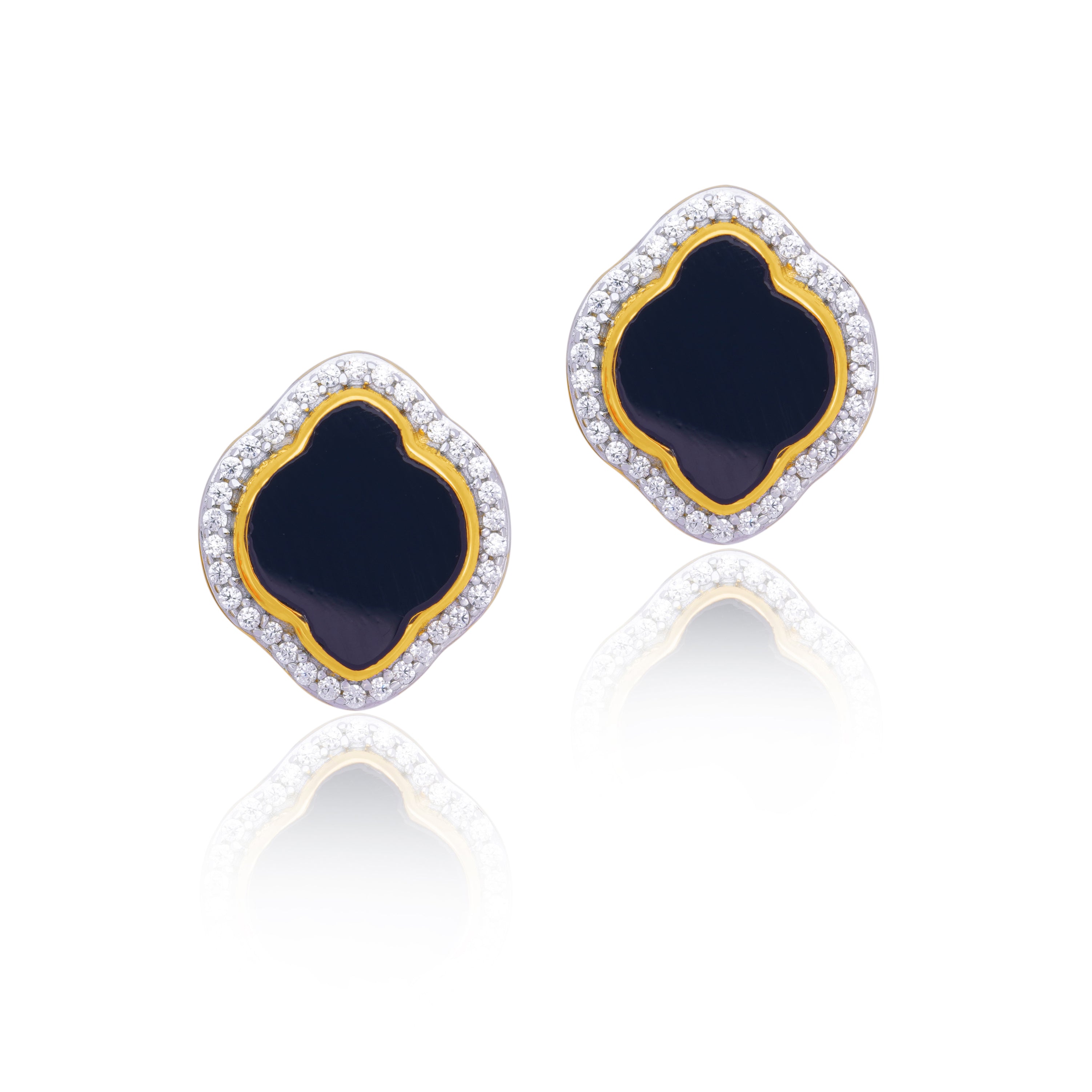 Celestial Elegance: Black Onyx Jewelry Set with Chain