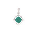 Sugar Loaf: Green Onyx Jewelry Set with Chain