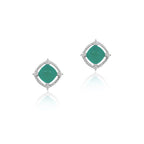 Sugar Loaf: Green Onyx Jewelry Set with Chain