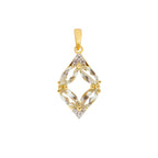 An image of Whispering Leaves Green Amethyst Ensemble Earrings.