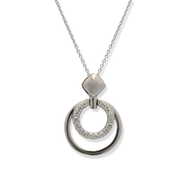 Intertwined Circles of Love Necklace for Women