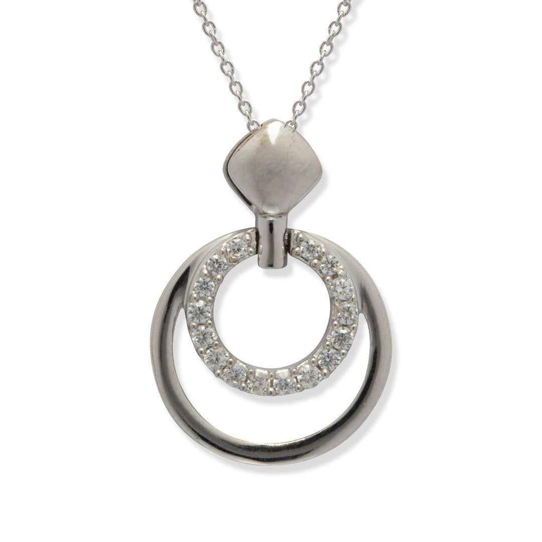 Intertwined Circles of Love Necklace for Women