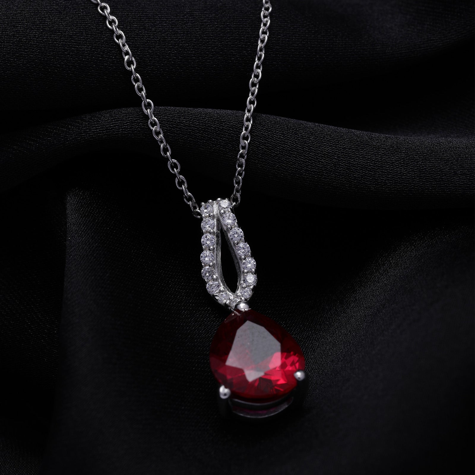 Crimson Bloom Necklace