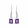 Tyrian: Purple Amethyst Earrings