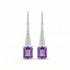 Tyrian: Purple Amethyst Earrings