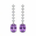 Lyric: Purple Amethyst Earrings