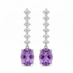 Lyric: Purple Amethyst Earrings