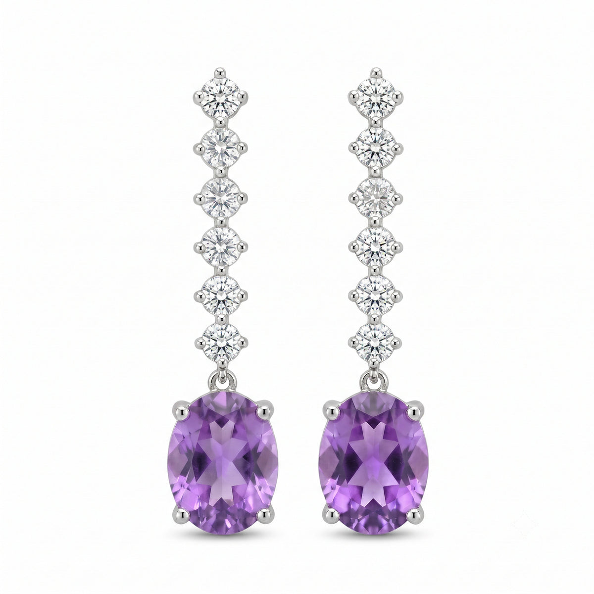 Lyric: Purple Amethyst Earrings