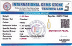 Classic Beauty Mother of Pearl Delight Drop Earrings & Pendant with Golden Chain & 10gm Silver Coin MMTC PAMP Gift Hamper