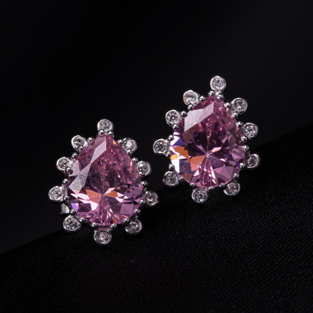 Rosy Sparkling Reflections Earrings