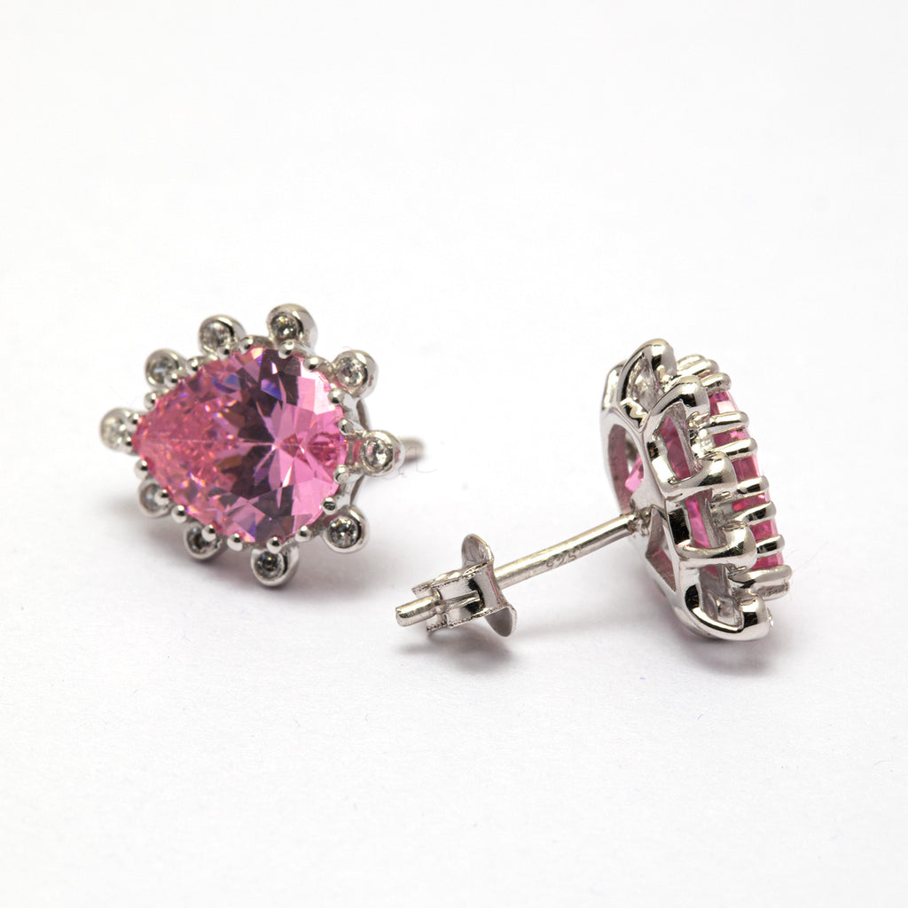 Rosy Sparkling Reflections Earrings