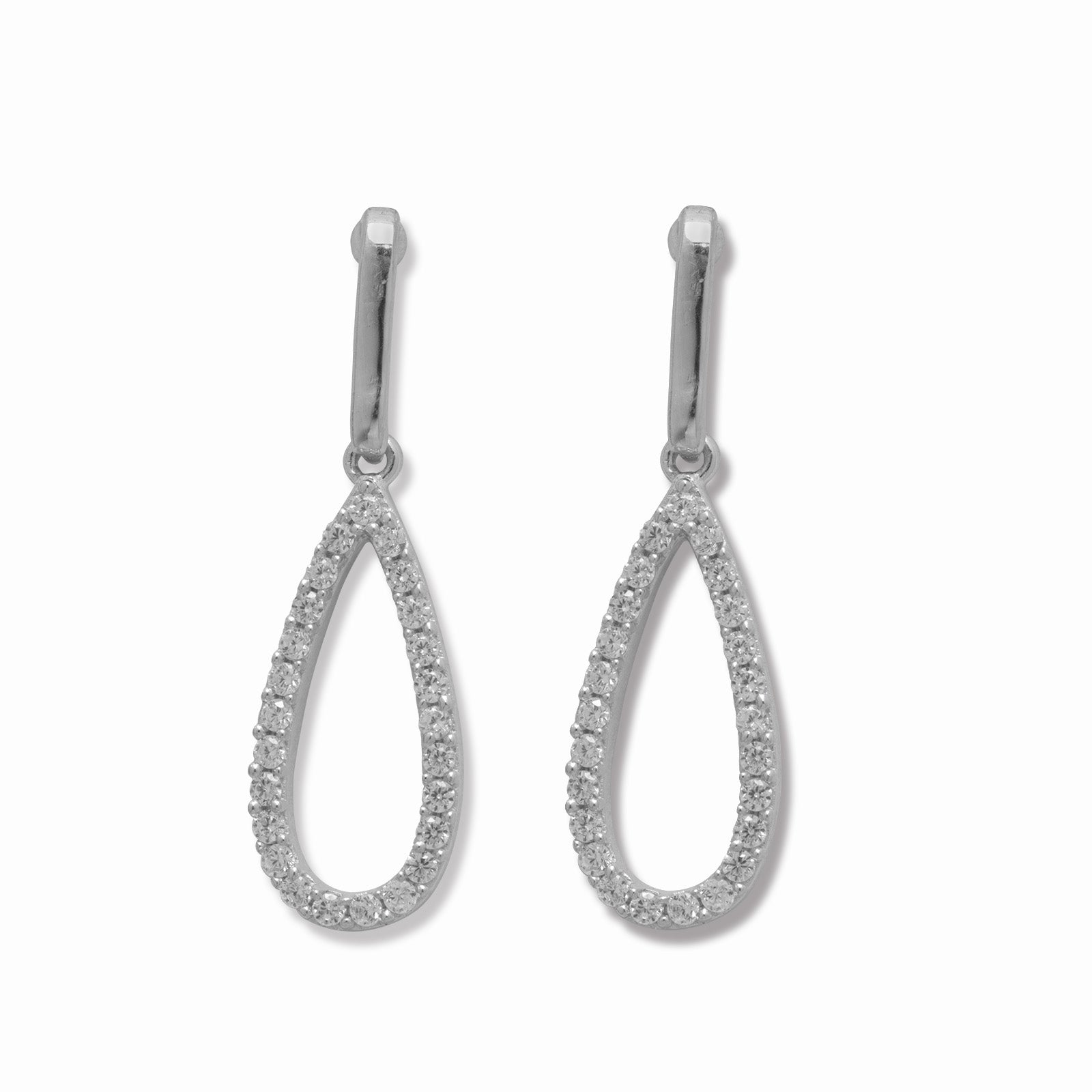 Twirling Teardrop Earrings