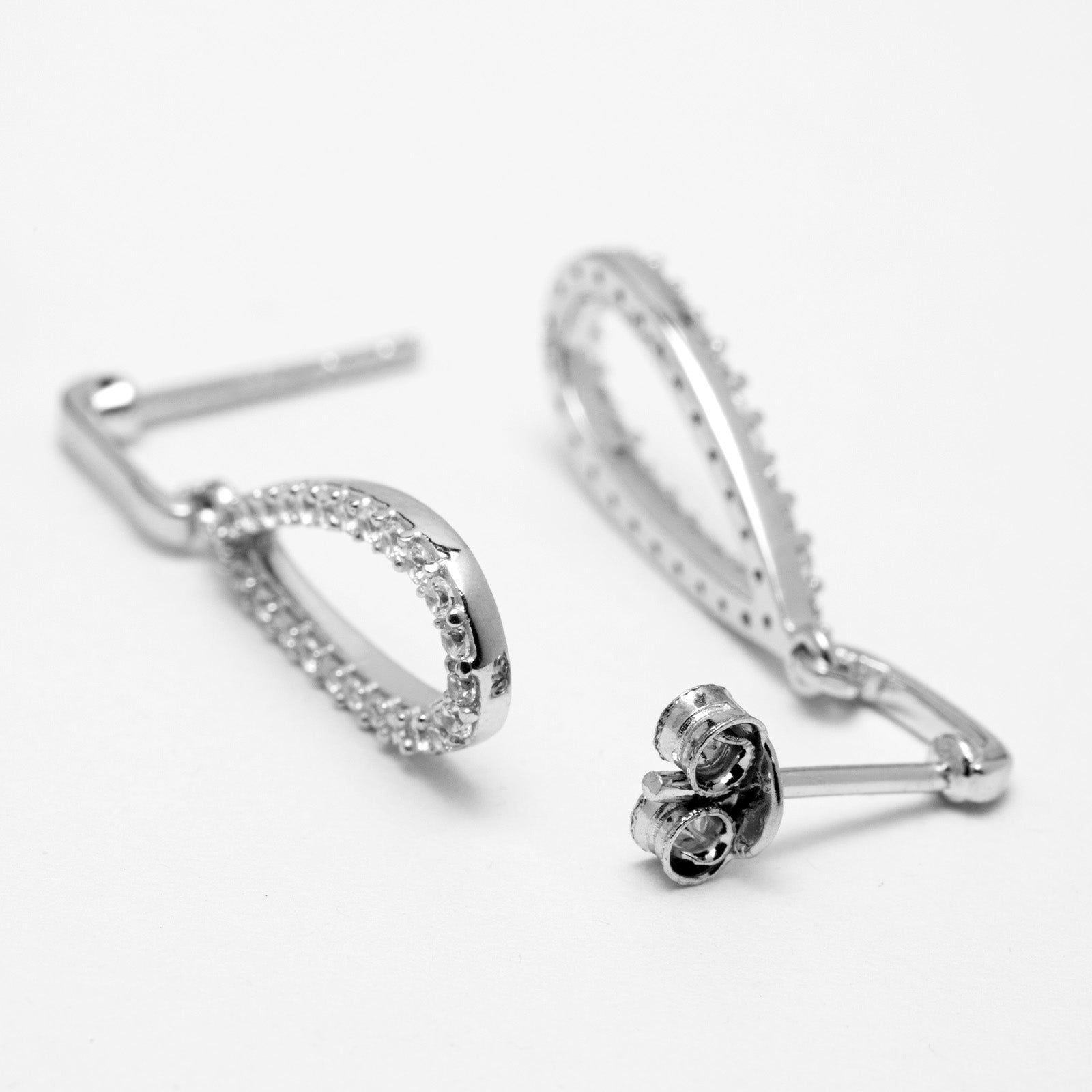 Twirling Teardrop Earrings