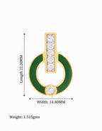Harmony in Green Jewelry Set with Chain