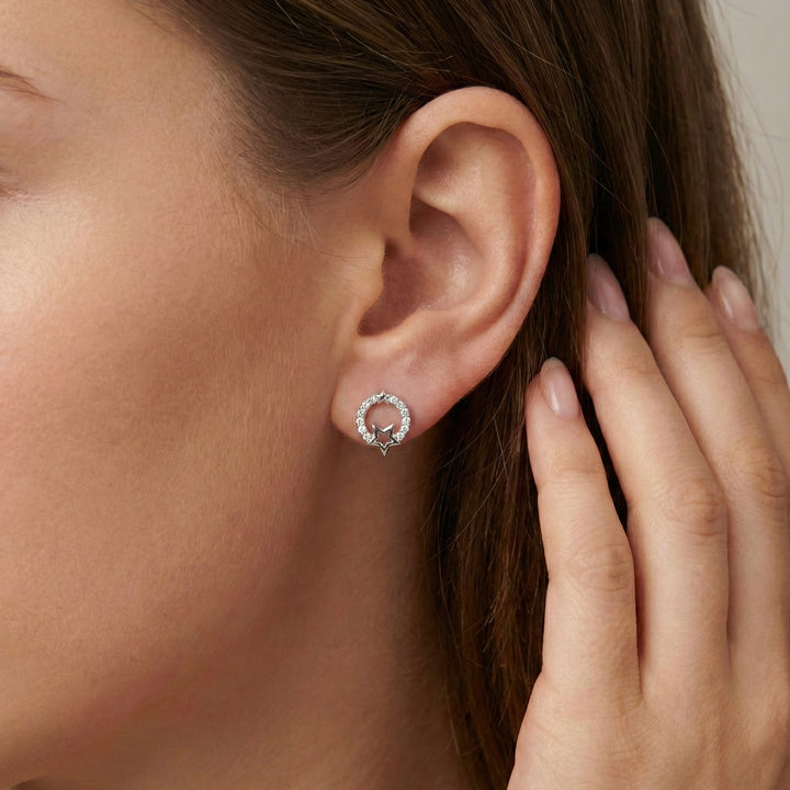 Crystal Star Earrings