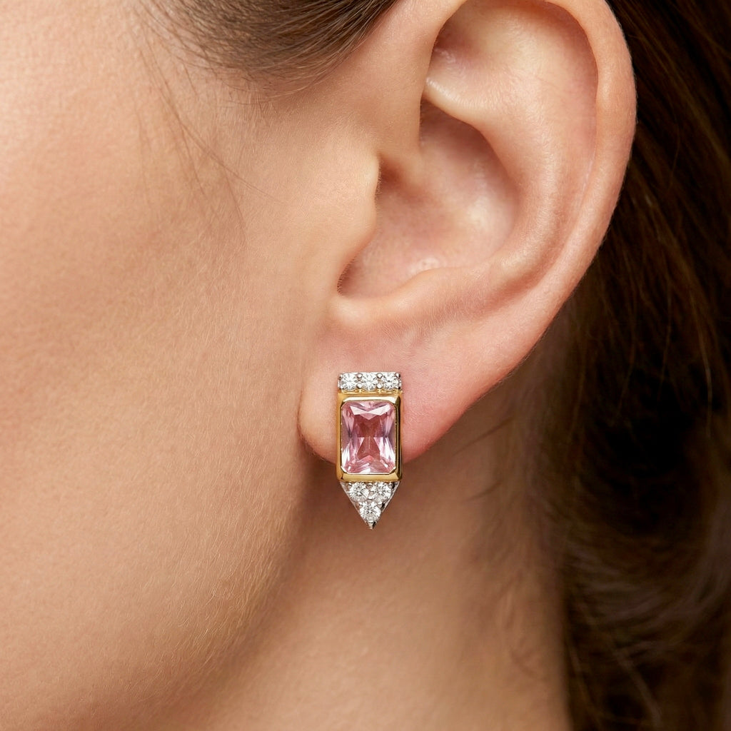 Blushing Rose Elegance Earrings