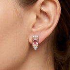 Blushing Rose Elegance Earrings